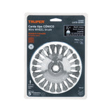 CARDA TIPO CÓNICO 5' ALAMBRE TRENZADO, MULTI-ROSCA, TRUPER