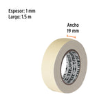 CINTA DOBLE CARA DE 19 MM X 1.5 M, TRUPER