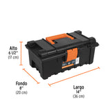 CAJA PARA HERRAMIENTA DE 14' SIN COMPARTIMENTOS, TRUPER