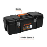 CAJA PARA HERRAMIENTA 26' INDUSTRIAL, BROCHES METÁLICOS