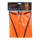 CHALECO DE SEGURIDAD NARANJA CON CINTAS DE ALTA VISIBILIDAD