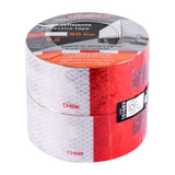 ROLLO DE 9 M X 2' DE CINTA REFLEJANTE DE PVC, TRUPER