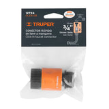 CONECTOR 3/4' RÁPIDO DE ABS GRIFO-MANGUERA SISTEMA CLICK