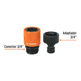 CONECTOR 3/4' RÁPIDO DE ABS GRIFO-MANGUERA SISTEMA CLICK