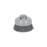 CARDA COPA 3" ALAMBRE ONDULADO FINO, MULTI-ROSCA, TRUPER