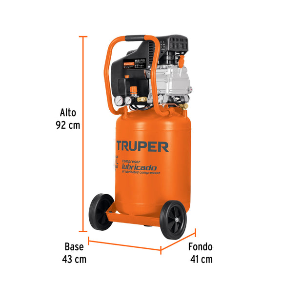 COMPRESOR VERTICAL 50 L, 3-1/2 HP (POTENCIA MÁXIMA), 220 V