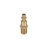 CONECTOR RÁPIDO DE LATÓN, MACHO, CUERDA 1/4' NPT, TRUPER