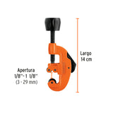 CORTADOR DE TUBO DE COBRE 1/8' A 1-1/8' CUCHILLA 17MM,TRUPER