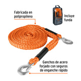 CUERDA CON GANCHOS PARA REMOLQUE, 27 MM X 4.5 M, TRUPER
