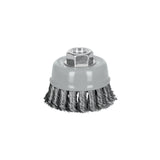 CARDA COPA 3" ALAMBRE TRENZADO GRUESO, MULTI-ROSCA, TRUPER
