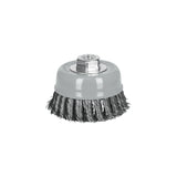 CARDA COPA 4" ALAMBRE TRENZADO GRUESO, MULTI-ROSCA, TRUPER