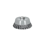 CARDA COPA 5" ALAMBRE TRENZADO GRUESO, MULTI-ROSCA, TRUPER