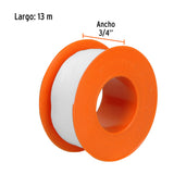 CINTA SELLA ROSCAS 3/4' X 13 M DE LARGO, USO GENERAL, TRUPER
