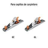 CUCHILLA PARA CEPILLO DE CARPINTERO # 6, TRUPER