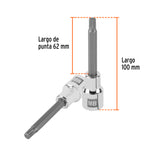 DADO PUNTA LARGA BRISTOL M8, CUADRO 1/2", TRUPER