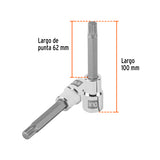DADO PUNTA LARGA BRISTOL M10, CUADRO 1/2", TRUPER