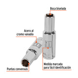 DADO LARGO DE 11 MM, 6 PUNTAS, CUADRO 1/2', TRUPER