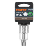 DADO PUNTA CORTA BRISTOL M14, CUADRO 1/2", TRUPER