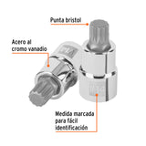 DADO PUNTA CORTA BRISTOL M14, CUADRO 1/2", TRUPER