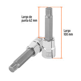 DADO PUNTA LARGA BRISTOL M14, CUADRO 1/2", TRUPER