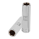 DADO LARGO DE 14 MM, 6 PUNTAS, CUADRO 1/2', TRUPER