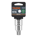 DADO PUNTA CORTA BRISTOL M16, CUADRO 1/2", TRUPER