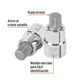 DADO PUNTA CORTA BRISTOL M16, CUADRO 1/2", TRUPER
