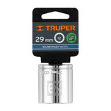 DADO DE 29 MM, 12 PUNTAS, CUADRO 1/2', TRUPER