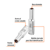 DADO LARGO DE 5.5 MM, 6 PUNTAS, CUADRO 1/4', TRUPER