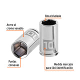 DADO DE 10 MM, 6 PUNTAS, CUADRO 1/4', TRUPER