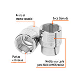 DADO DE 33 MM, 6 PUNTAS, CUADRO 3/4', TRUPER