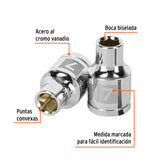 DADO DE 7 MM, 6 PUNTAS, CUADRO 3/8', TRUPER