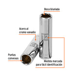 DADO LARGO DE 12 MM, 6 PUNTAS, CUADRO 3/8', TRUPER