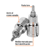 DADO PUNTA TORX T-25, CUADRO 1/2', TRUPER
