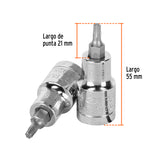 DADO PUNTA TORX T-25, CUADRO 1/2', TRUPER