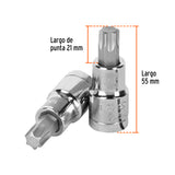 DADO PUNTA TORX T-55, CUADRO 1/2', TRUPER
