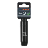 DADO LARGO CUADRO 1/2' DE IMPACTO 6 PUNTAS DE 12 MM, TRUPER