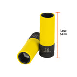 DADO LARGO IMPACTO PROT. PLÁST. 19 MM, 6 PUNTAS, CUADRO 1/2'
