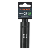 DADO LARGO CUADRO 1/2' DE IMPACTO 6 PUNTAS DE 19 MM, TRUPER