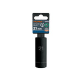 DADO LARGO CUADRO 1/2' DE IMPACTO 6 PUNTAS DE 21 MM, TRUPER