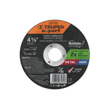DISCOS ABRASIVOS PARA CORTE EXTRAFINO DE METAL, MÁXIMA DURABILIDAD