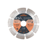 DISCO DE DIAMANTE DE 4-1/2' X 2.1 MM, RIN SEGMENTADO, TRUPER