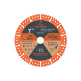DISCO DE DIAMANTE DE 7" X 2.8 MM, CORTE DE METAL, TRUPER