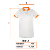 PLAYERA POLO PERFORMANCE PARA HOMBRE, BLANCA, CH, TRUPER
