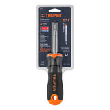 DESARMADOR 2 PUNTAS DOBLES Y BARRA CON 2 CAJAS HEXAGONALES