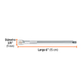 EXTENSIÓN DE 6' PARA MATRACA, CUADRO 1/4', TRUPER
