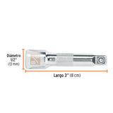EXTENSIÓN DE 3' PARA MATRACA, CUADRO 3/8', TRUPER