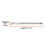 EXTENSIÓN DE 8' PARA MATRACA, CUADRO 3/8', TRUPER