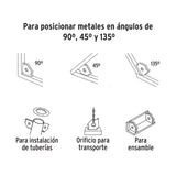 ESCUADRA MAGNÉTICA 4' PARA SOLDAR, CAPACIDAD 22 KG, TRUPER