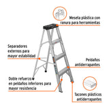 ESCALERA DE TIJERA TIPO III 3 ESCALONES, TRUPER
